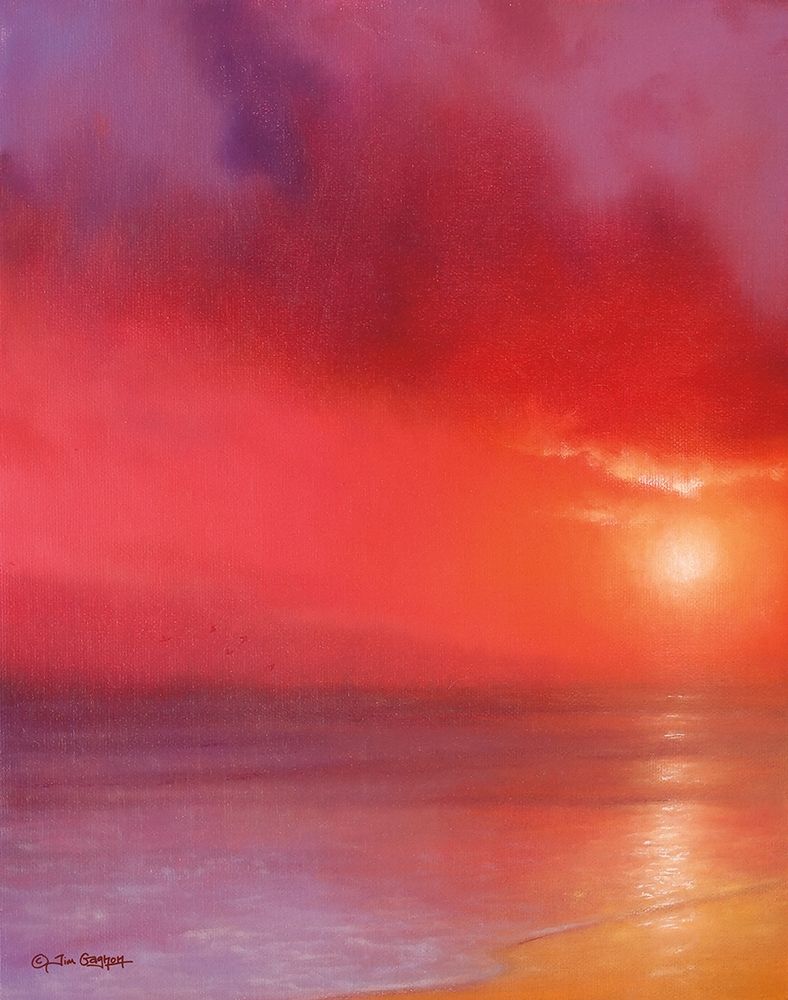 Sunset in Red art print by Tim Gagnon for $57.95 CAD