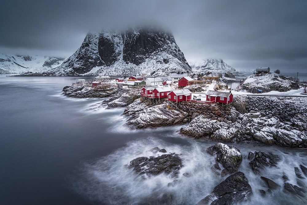 Winter Lofoten Islands art print by Andy Chan for $57.95 CAD