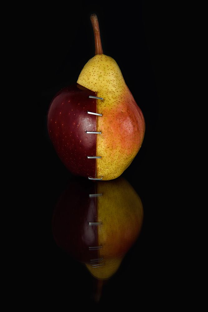 Apple/Pear Ogm Ii art print by Alessandro Fabiano for $57.95 CAD