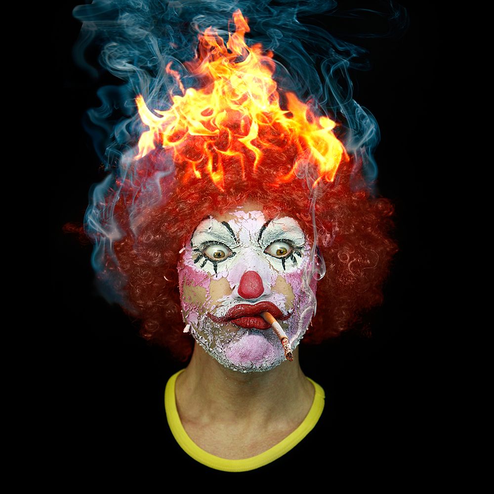 Hot Clown art print by DDiArte for $57.95 CAD