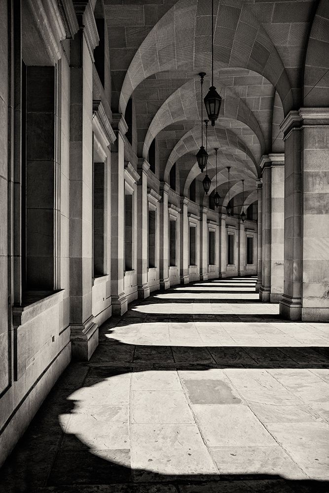 Curved Corridor art print by Louise Wolbers for $57.95 CAD