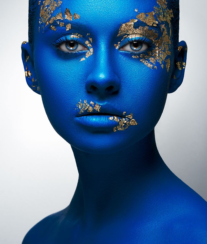 Blue Gold art print by Alex Malikov for $57.95 CAD