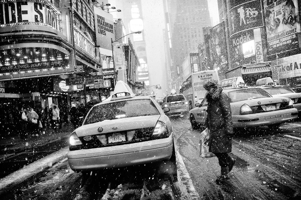 New York In Blizzard art print by Martin Froyda for $57.95 CAD