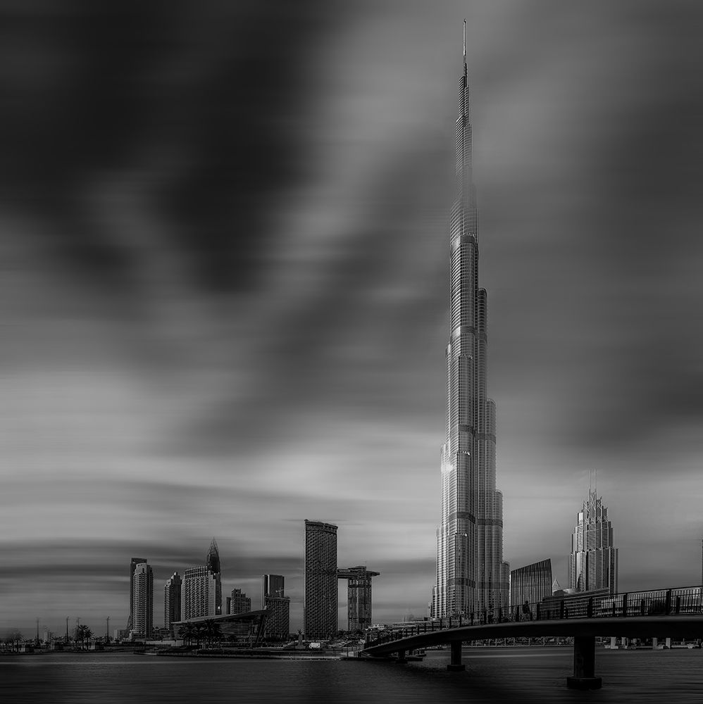 Dubai Downtown Cityscape-Dubai-Uae. art print by Mohamed Kazzaz for $57.95 CAD