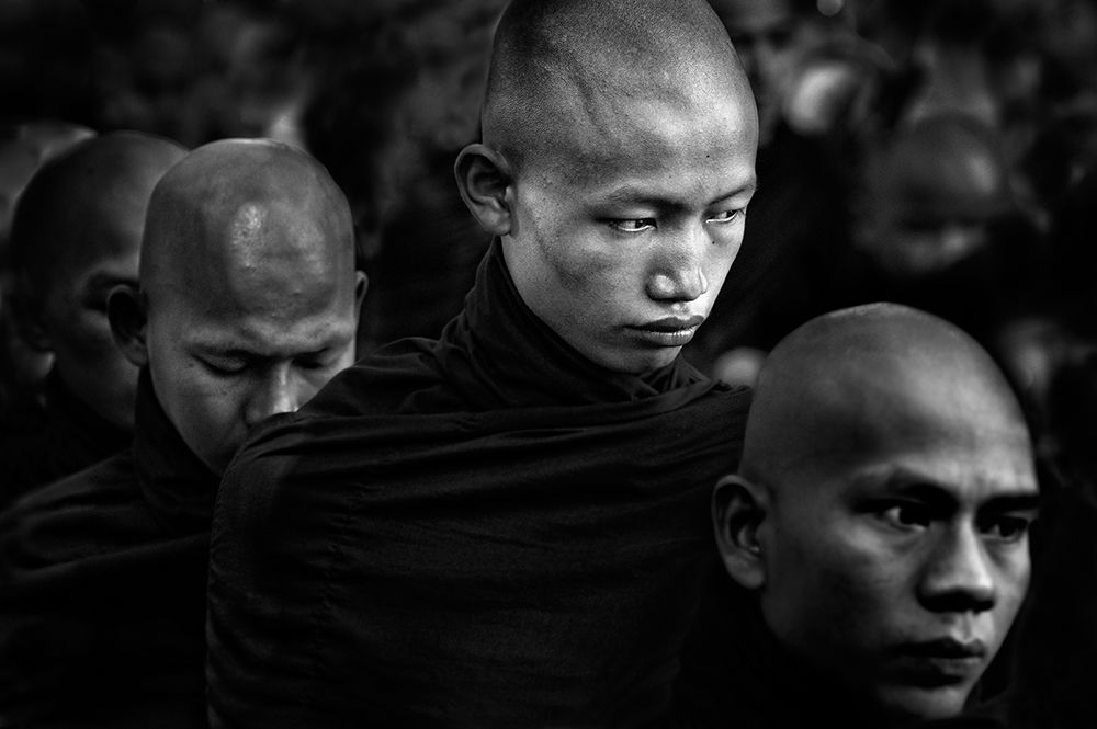 Monks In Mandalay art print by Giovanni Cavalli for $57.95 CAD