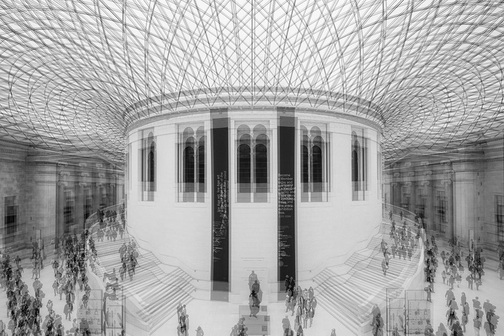 A Visit To The British Museum art print by Joshua Raif for $57.95 CAD