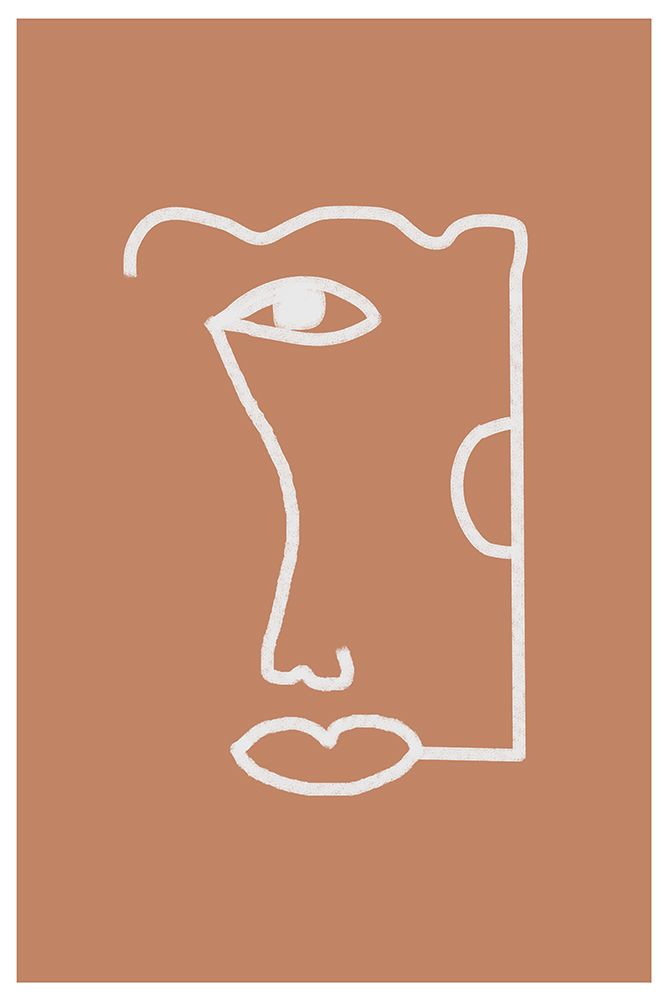 Abstract Head No2. art print by The Miuus Studio for $57.95 CAD