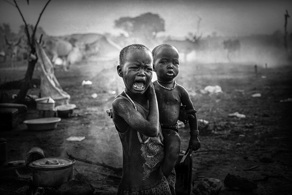 Crying Child Mundari-South Sudan art print by Svetlin Yosifov for $57.95 CAD