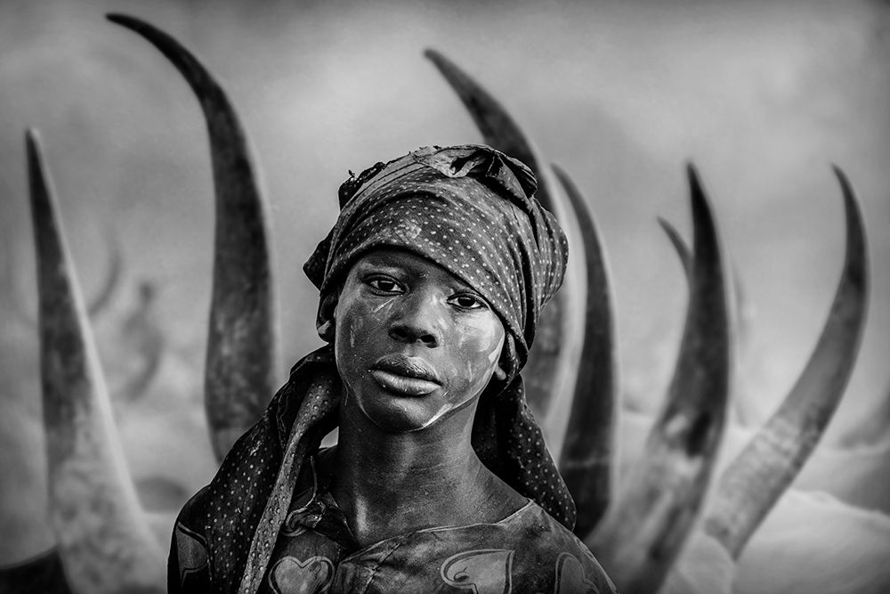 Boy Of Mundari, South Sudan art print by Svetlin Yosifov for $57.95 CAD