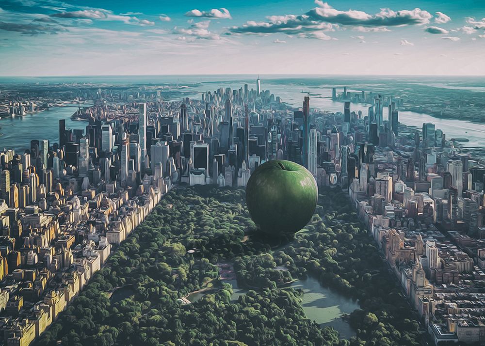 The Big Apple art print by Baard Martinussen for $57.95 CAD