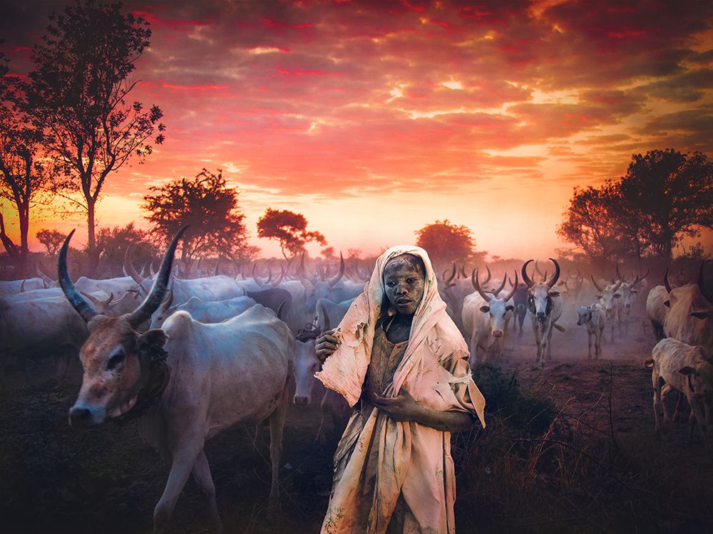 Morning Mundari, South Sudan art print by Svetlin Yosifov for $57.95 CAD