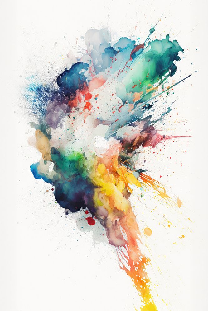 Bright Explosion art print by Mauro for $57.95 CAD