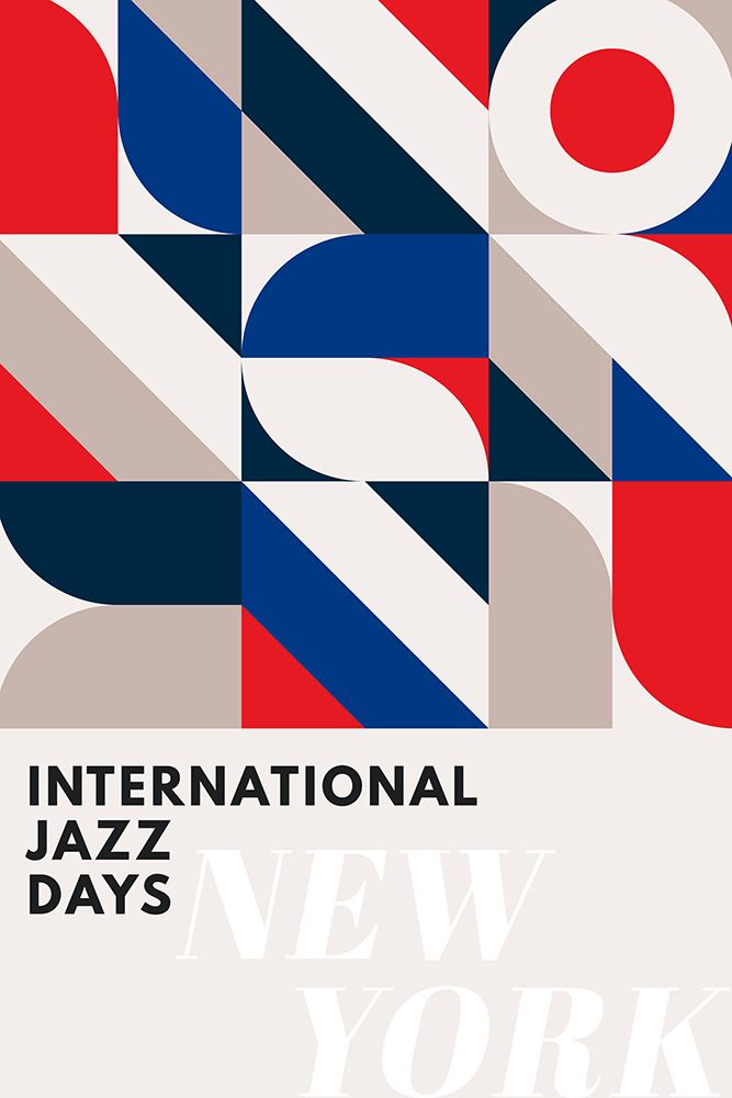 Jazz Days New York art print by Kubistika for $57.95 CAD