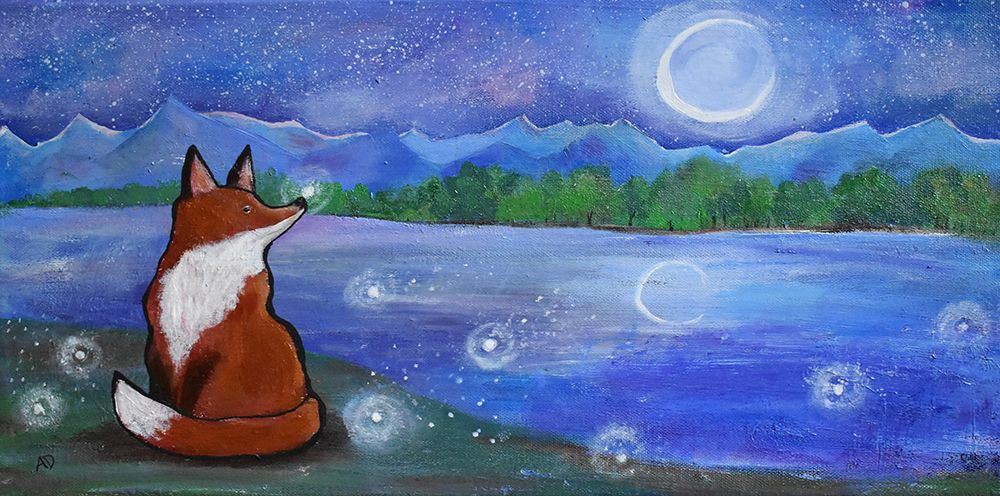 The Moonlit Hour art print by Andrea Doss for $57.95 CAD