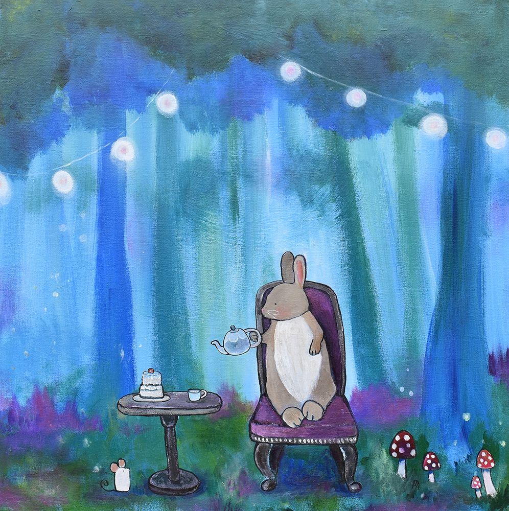 Woodland Tea Party art print by Andrea Doss for $57.95 CAD