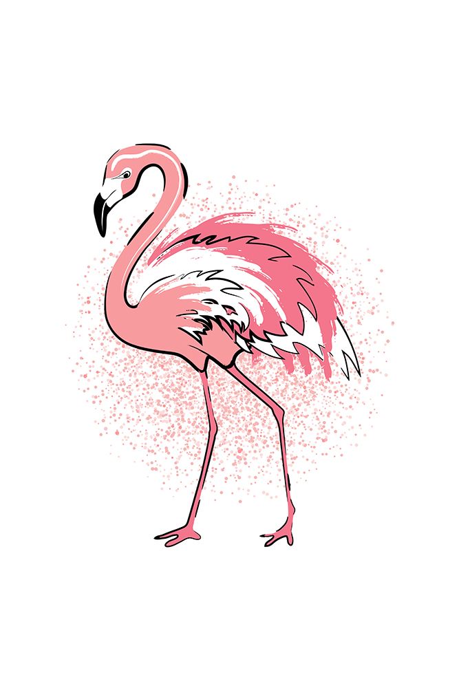 Flamingo art print by Martina for $57.95 CAD
