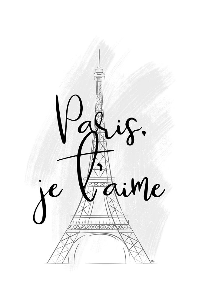 I Love Paris art print by Martina for $57.95 CAD