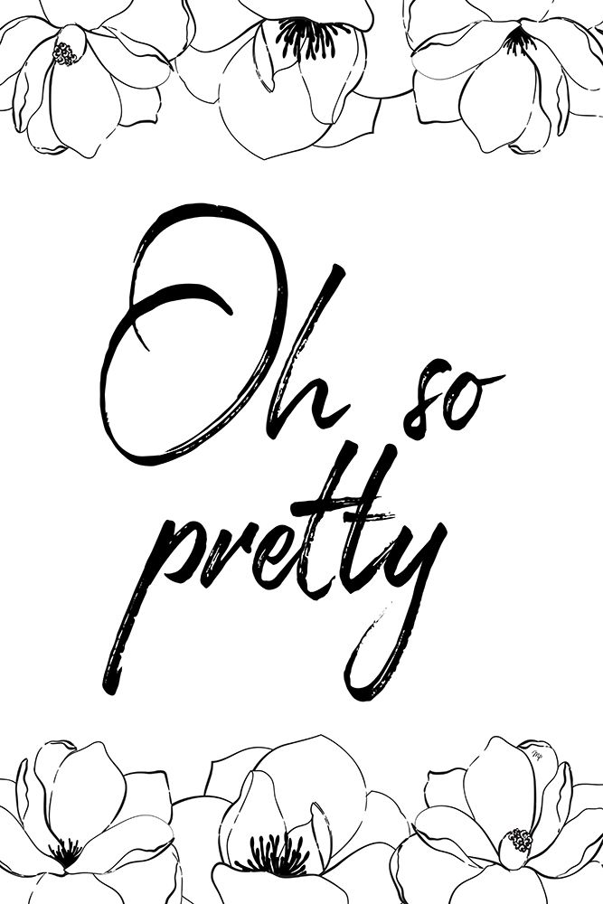 Oh So Pretty art print by Martina for $57.95 CAD