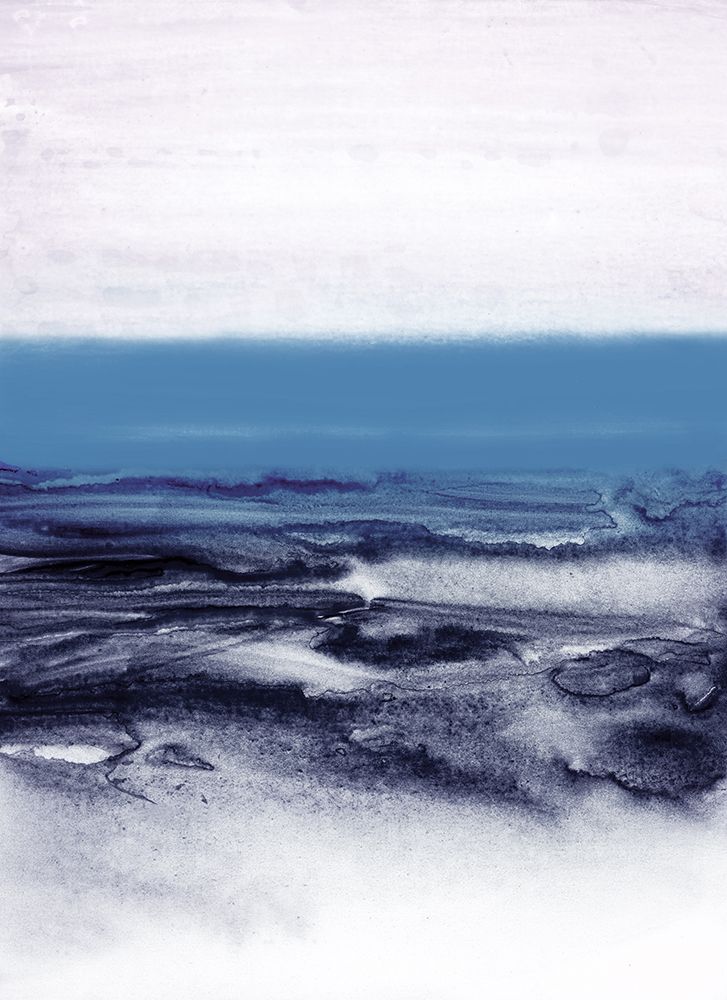 Watercolor Landscape Blue art print by Iris Lehnhardt for $57.95 CAD