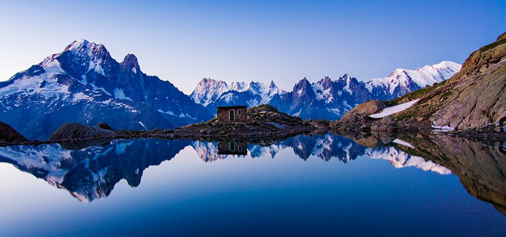 Lac Blanc Panorama art print by Mircea Costina for $57.95 CAD