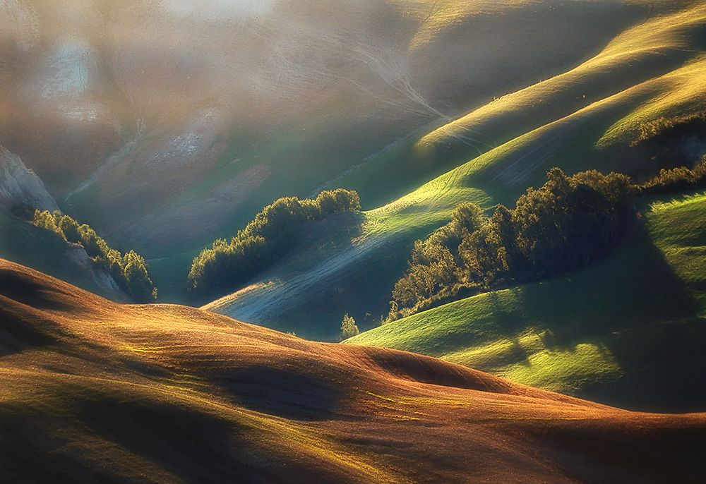 Tuscany Sunrise art print by Jarek Pawlak for $57.95 CAD