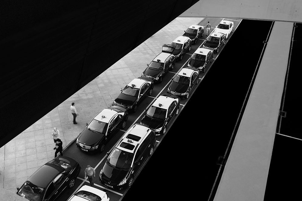 Waiting Lines art print by Paulo Abrantes for $57.95 CAD