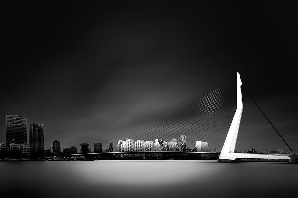 Erasmus Bridge Rotterdam art print by Denis for $57.95 CAD