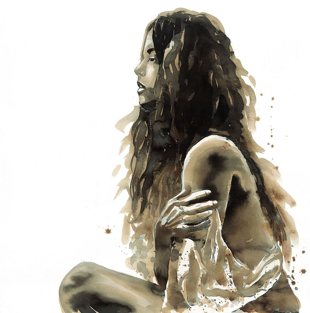 WOMAN IN SEPIA art print by Atelier B Art Studio for $57.95 CAD