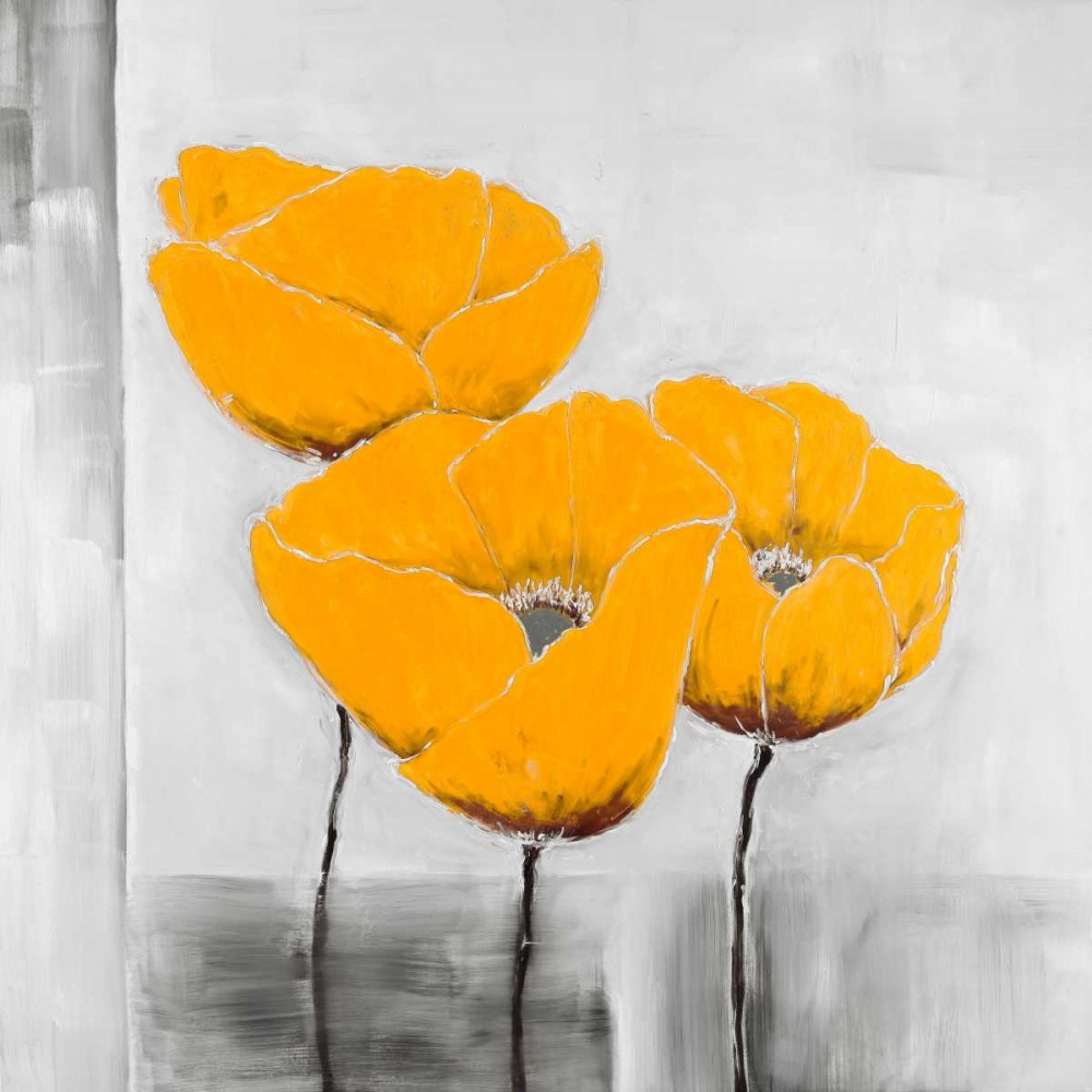 Yellow Flowers art print by Atelier B Art Studio for $63.95 CAD