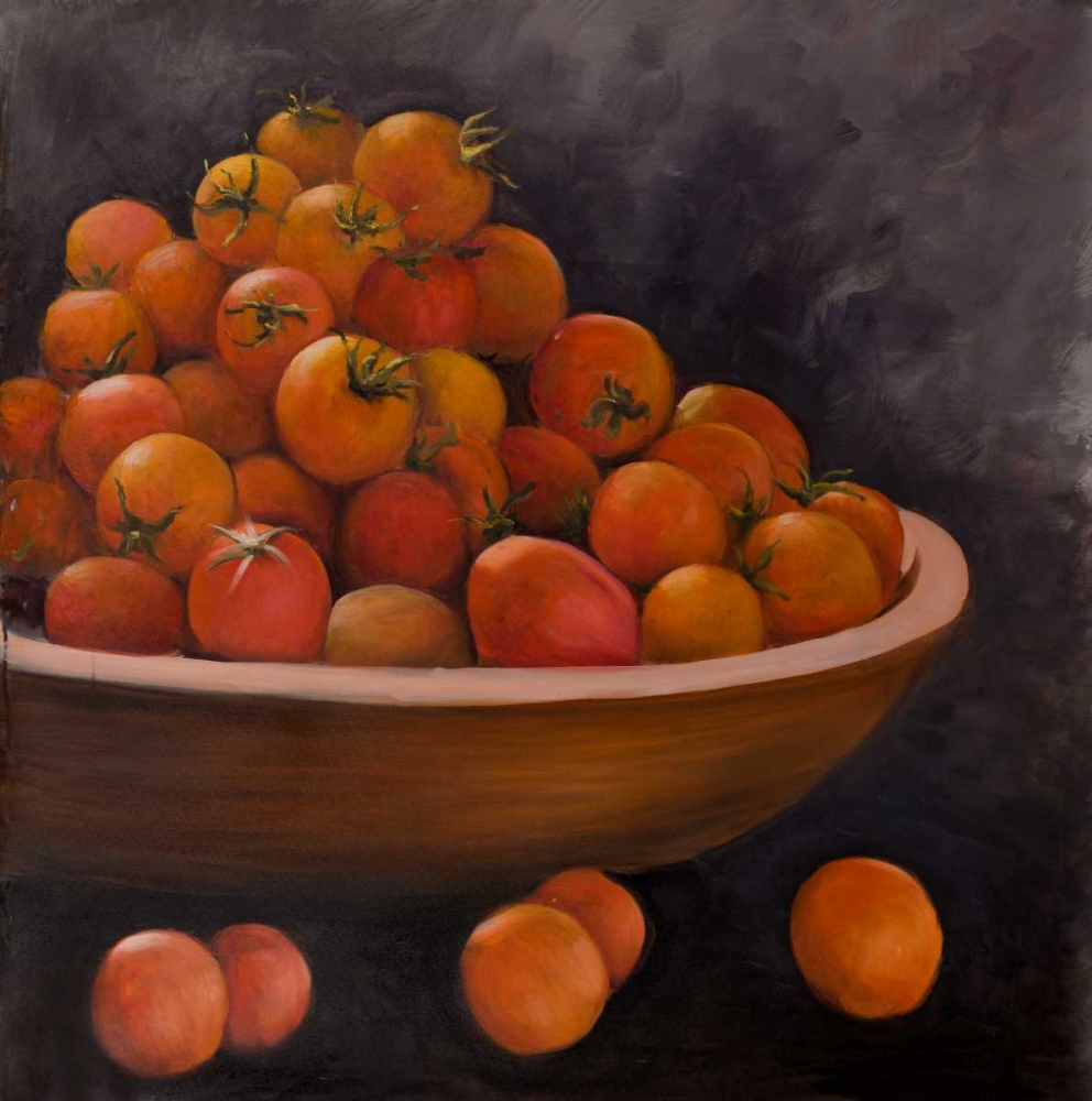 Cherry Tomatoes in Bowl art print by Atelier B Art Studio for $57.95 CAD