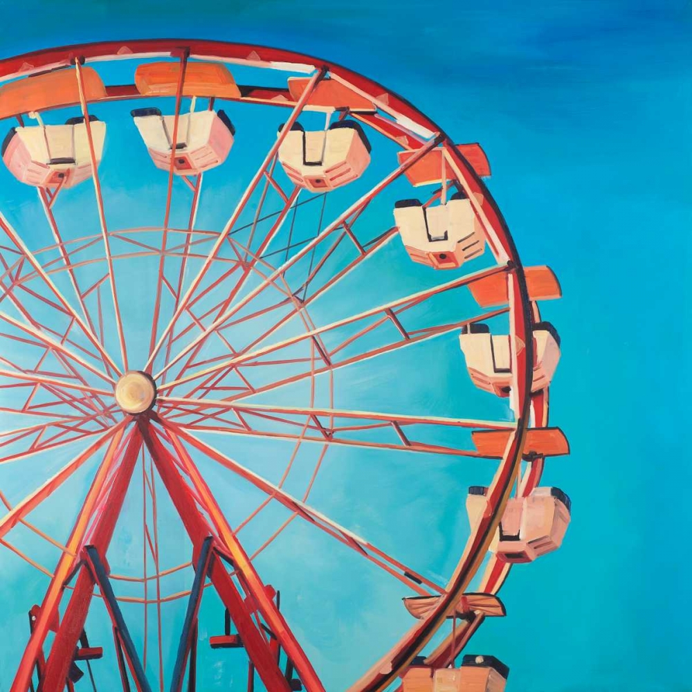 Big Wheel in a Carnaval art print by Atelier B Art Studio for $57.95 CAD