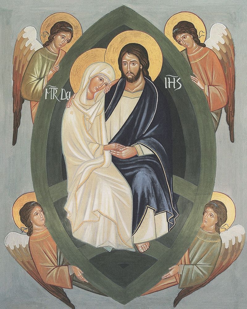Holy Family Icon art print by anonymous for $57.95 CAD