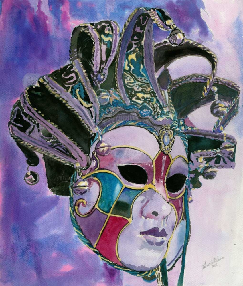Venice Carnival Mask  art print by Roberto Uldanc for $57.95 CAD