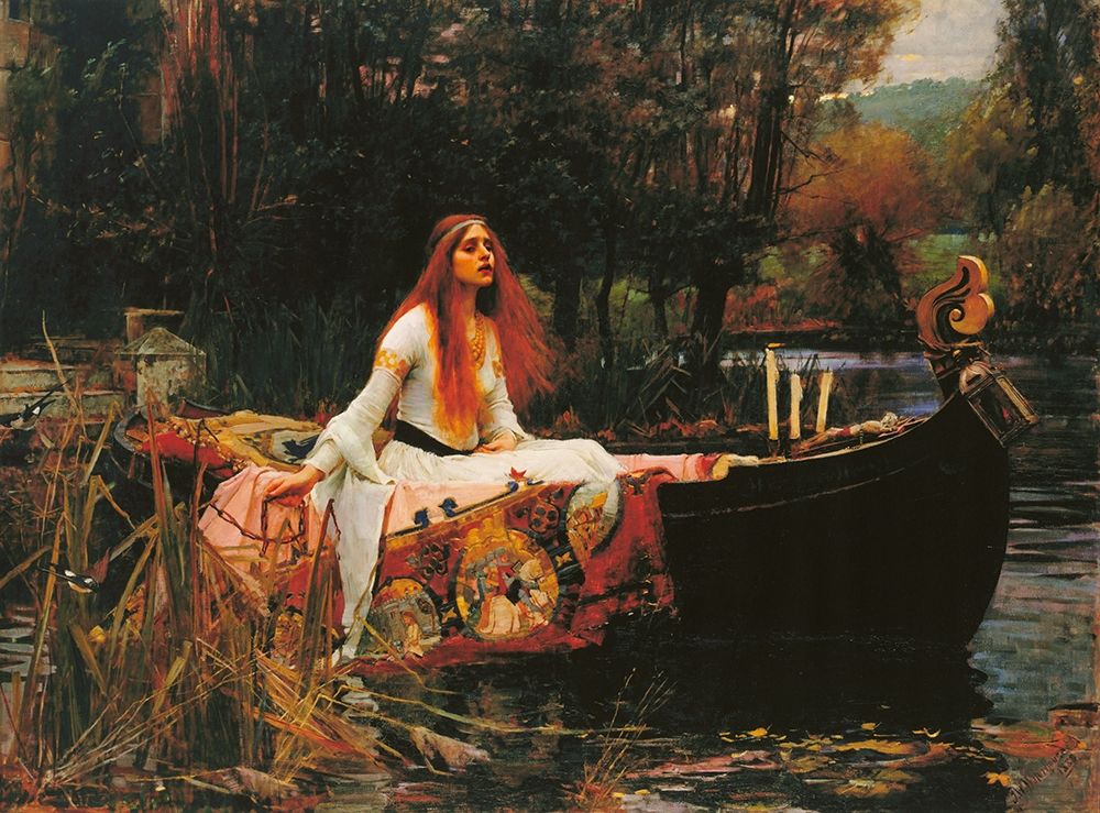 The Lady Of Shalott art print by John William Waterhouse for $57.95 CAD