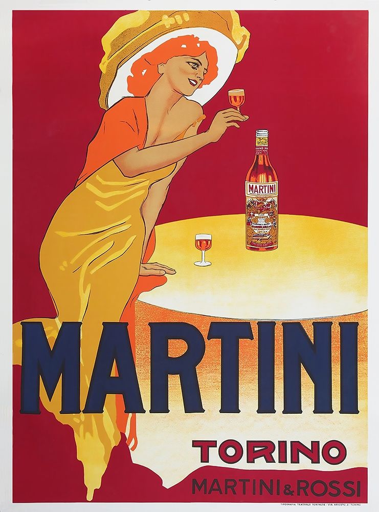 Martini art print by Marcello Dudovich for $57.95 CAD