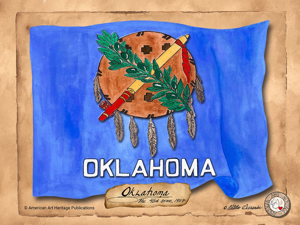 Oklahoma-Solo with background art print by Natalie Alexander for $57.95 CAD