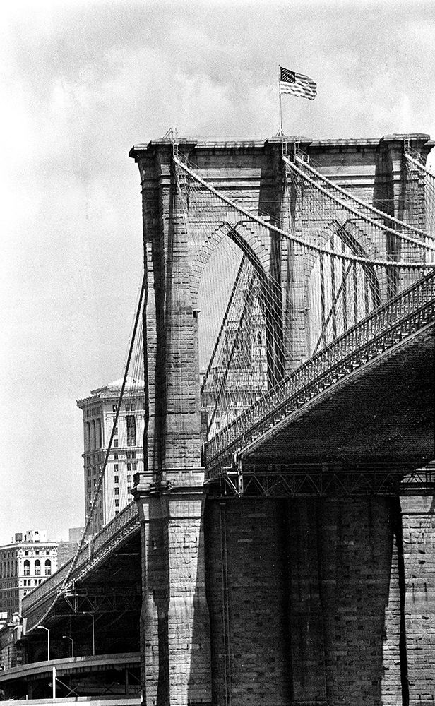 Brooklyn Bridge Perspective art print by Phil Maier for $57.95 CAD