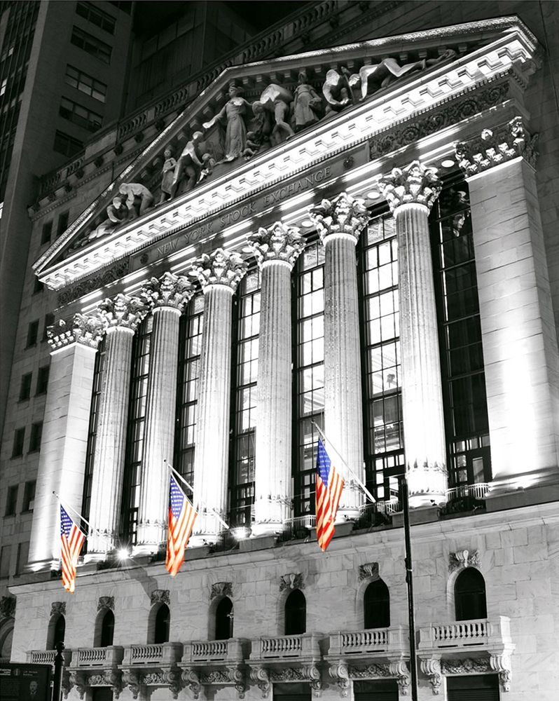New York Stock Exchange at Night (sm) art print by Phil Maier for $57.95 CAD