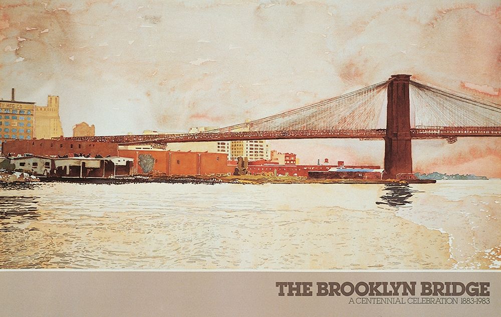 Brooklyn Bridge I art print by Unknown for $57.95 CAD