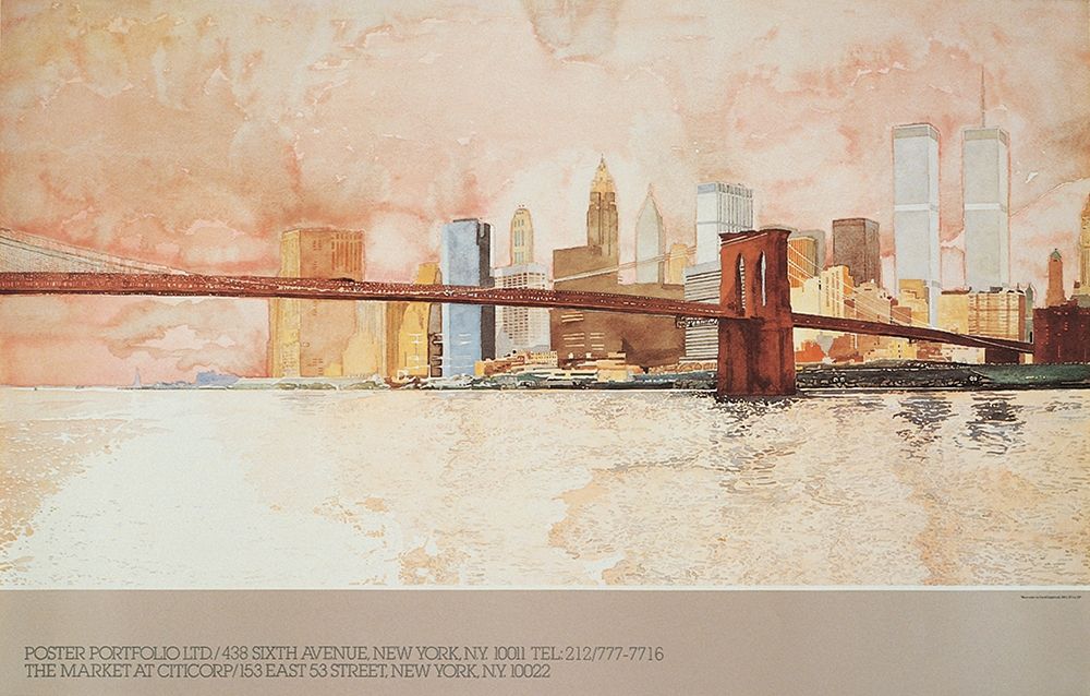 Brooklyn Bridge II art print by Unknown for $57.95 CAD