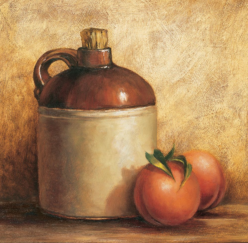 Jug And Peaches art print by Unknown for $57.95 CAD