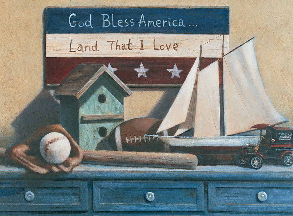 God Bless America art print by Unknown for $57.95 CAD