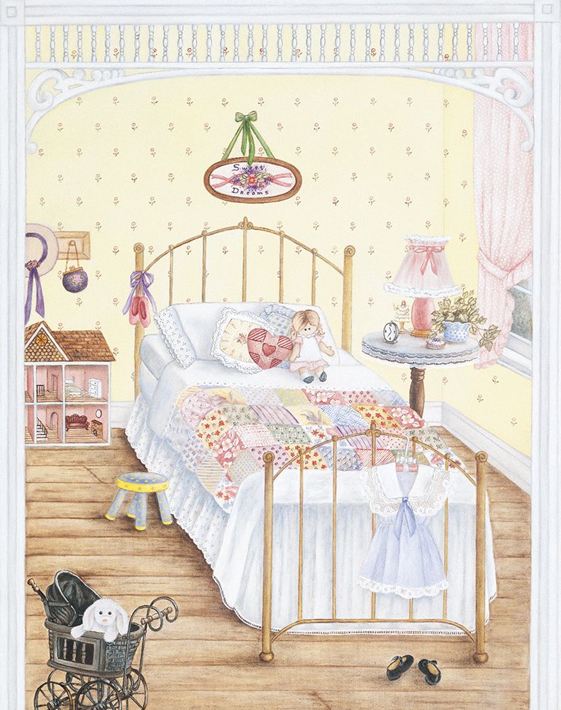 Girls Bedroom art print by Unknown for $57.95 CAD