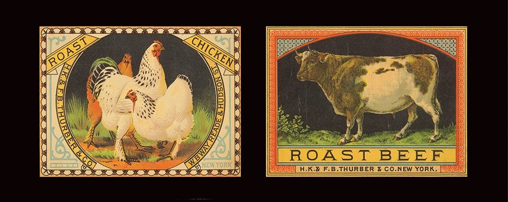 Chicken and Beef art print by Unknown for $57.95 CAD