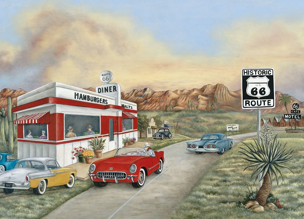 Route 66 I art print by Unknown for $57.95 CAD