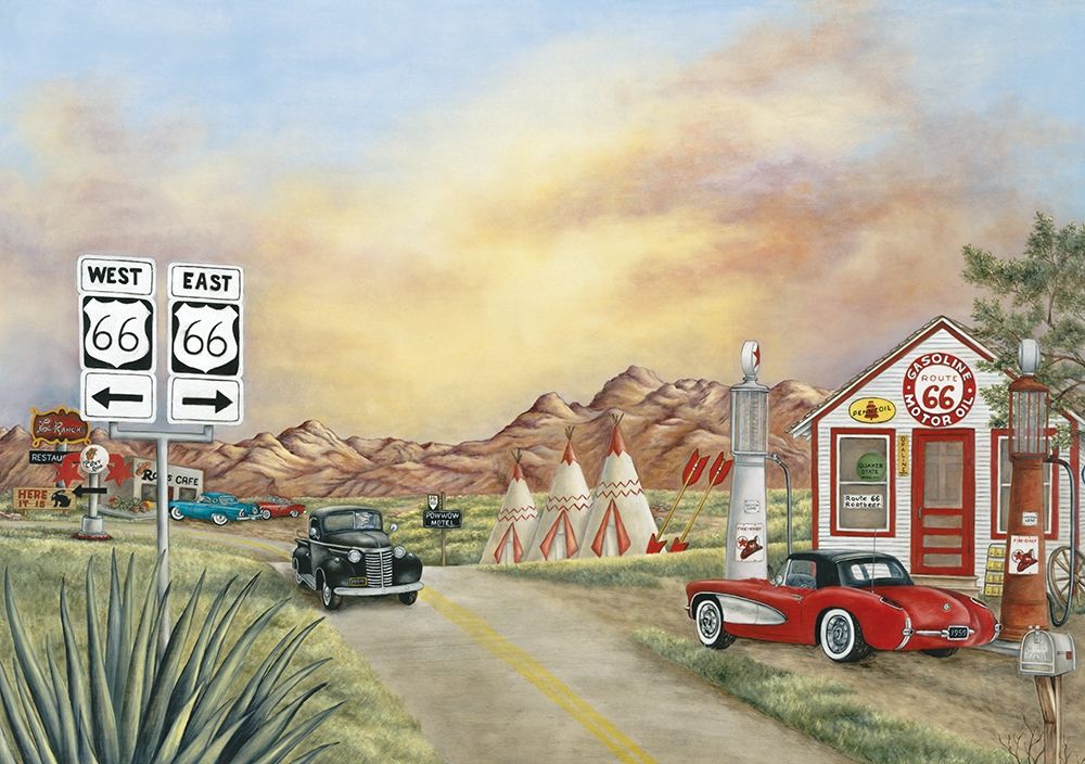 Route 66 II art print by Unknown for $57.95 CAD