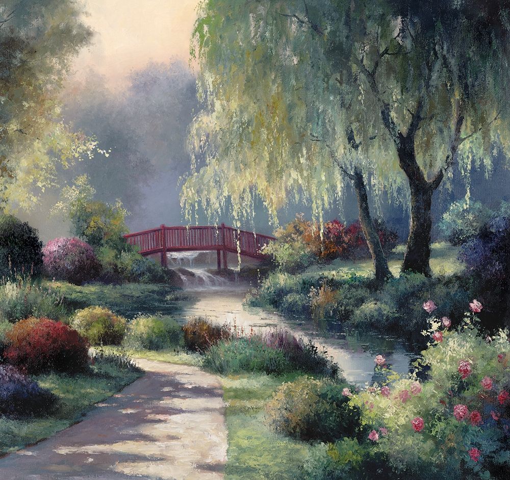 Red Bridge art print by Unknown for $57.95 CAD