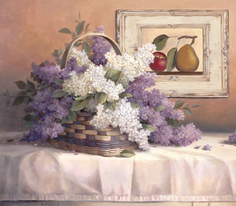 Lavendar Flowers art print by Unknown for $57.95 CAD