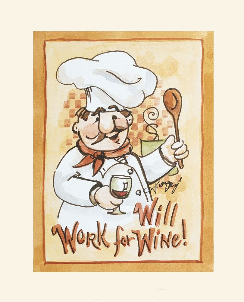 Chef Works 4 Wine art print by Unknown for $57.95 CAD