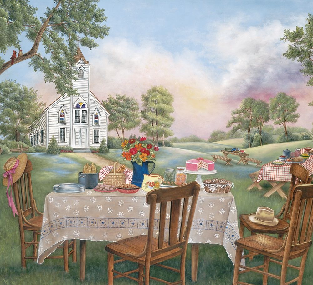 Church Picnic art print by Unknown for $57.95 CAD